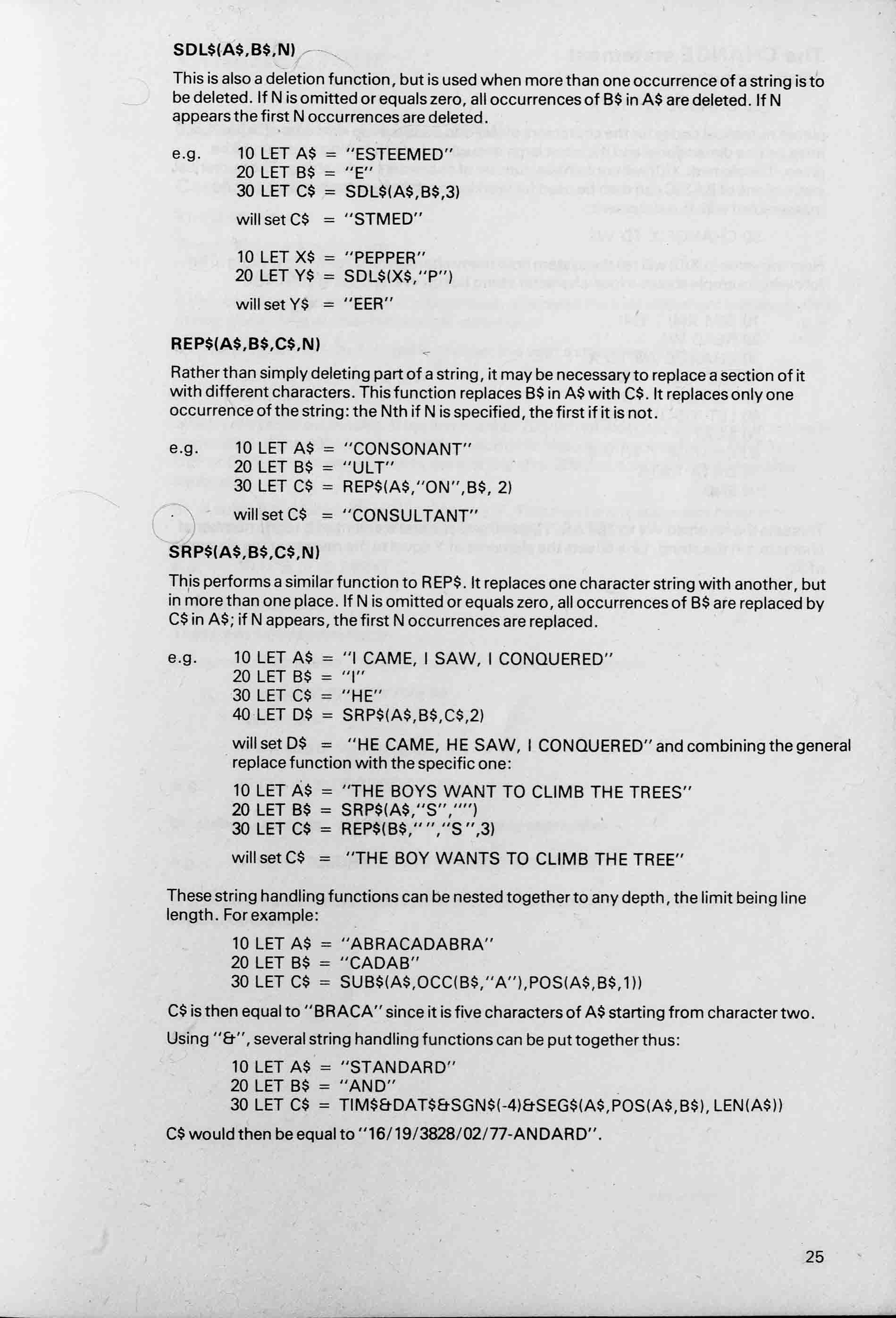 Chapter Three String Handling Icl Ces Computer Education In Schools